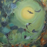 Kings Park (2011) Oil on Canvas, 90 x 90 cm